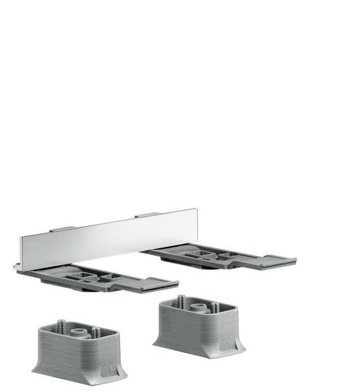 AXOR-HG-AXOR-Universal-Softsquare-Adapterset-Brushed-Black-Chrome-42870340 gallery number 1